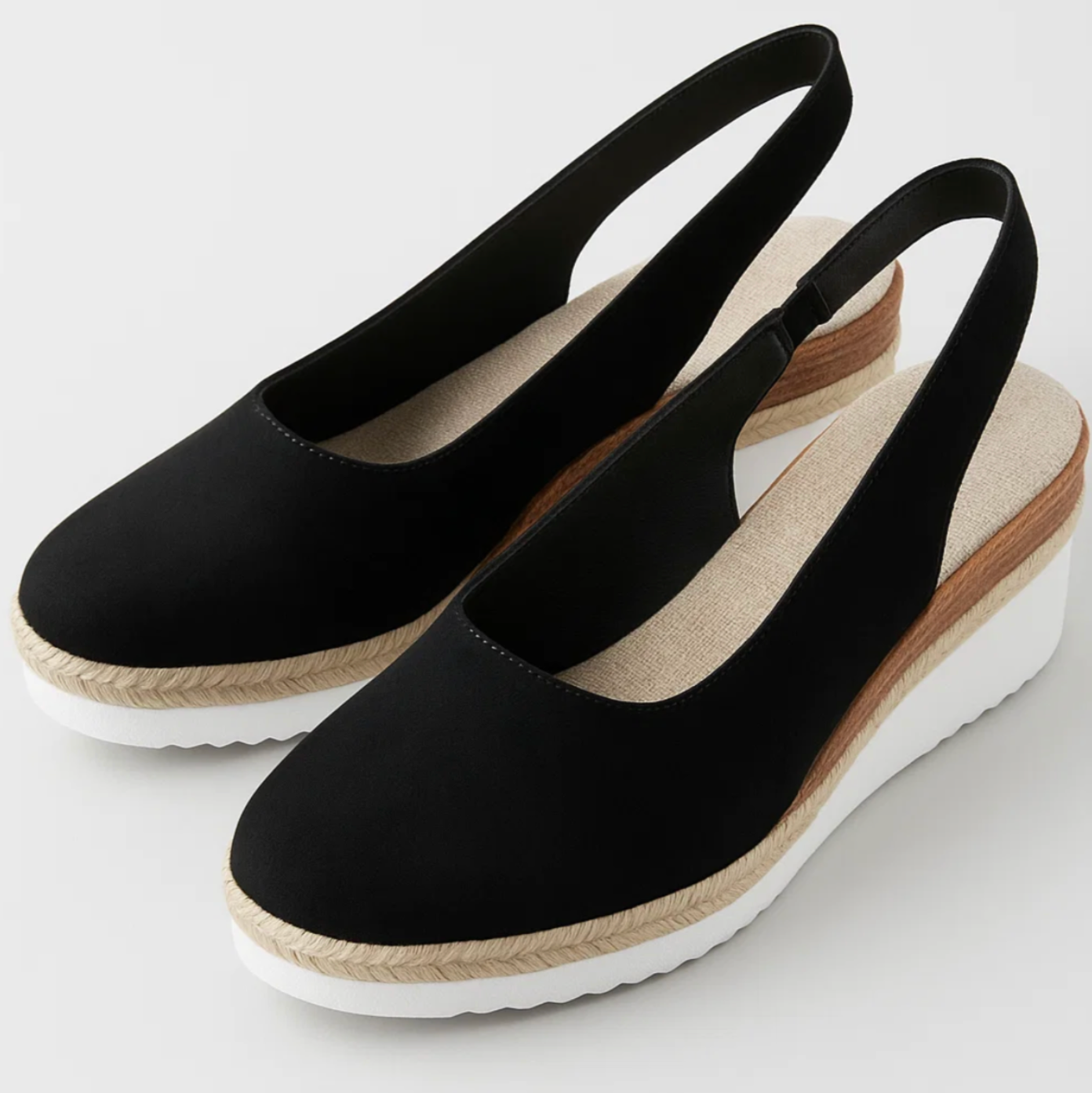 Slingback Platform Espadrilles