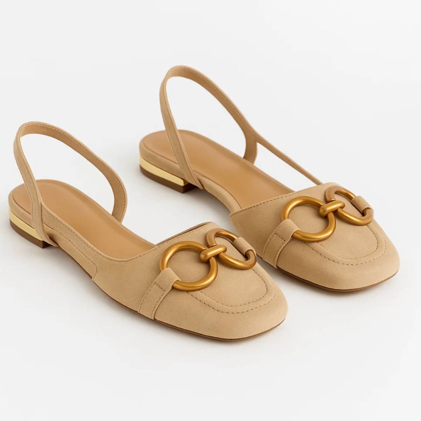 Novara | Slingback Platte schoenen