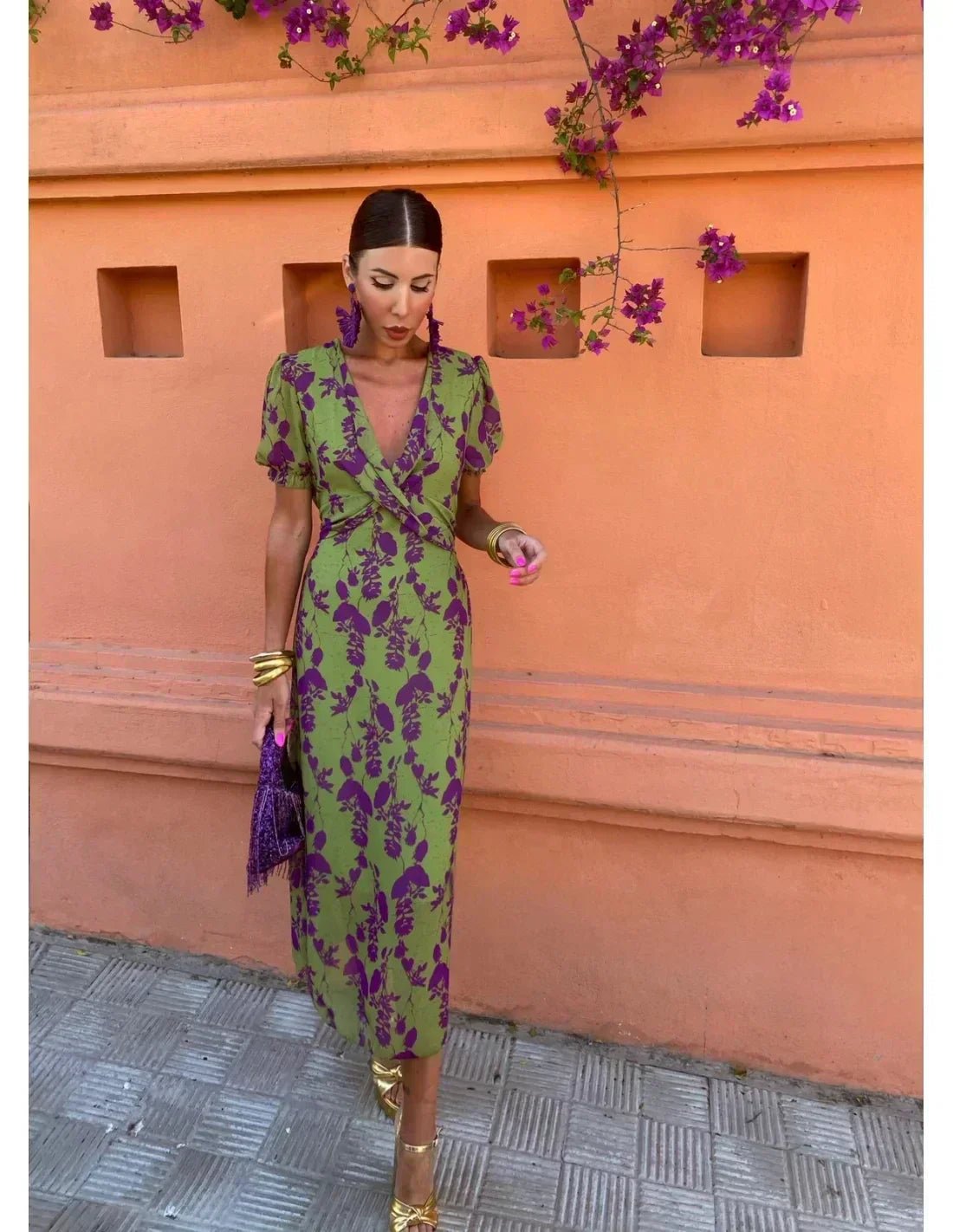 Melys | Elegante gedrukte jurk