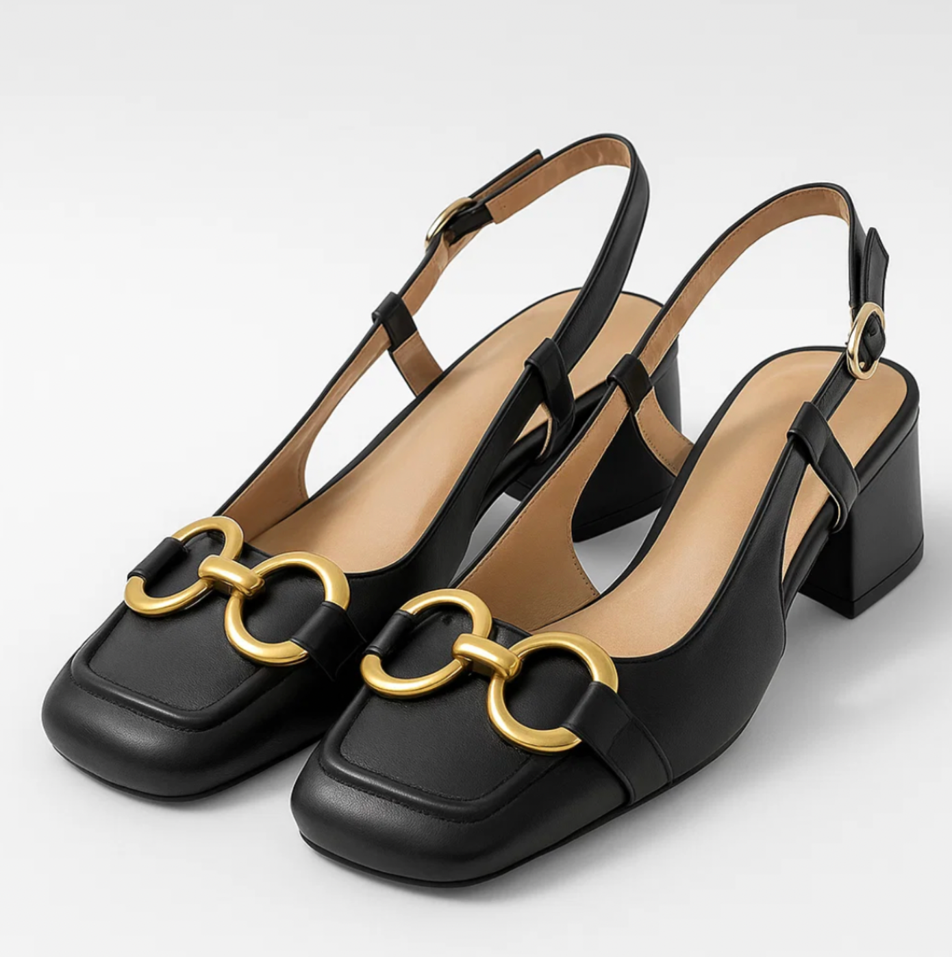 Novara | Slingback open hakken