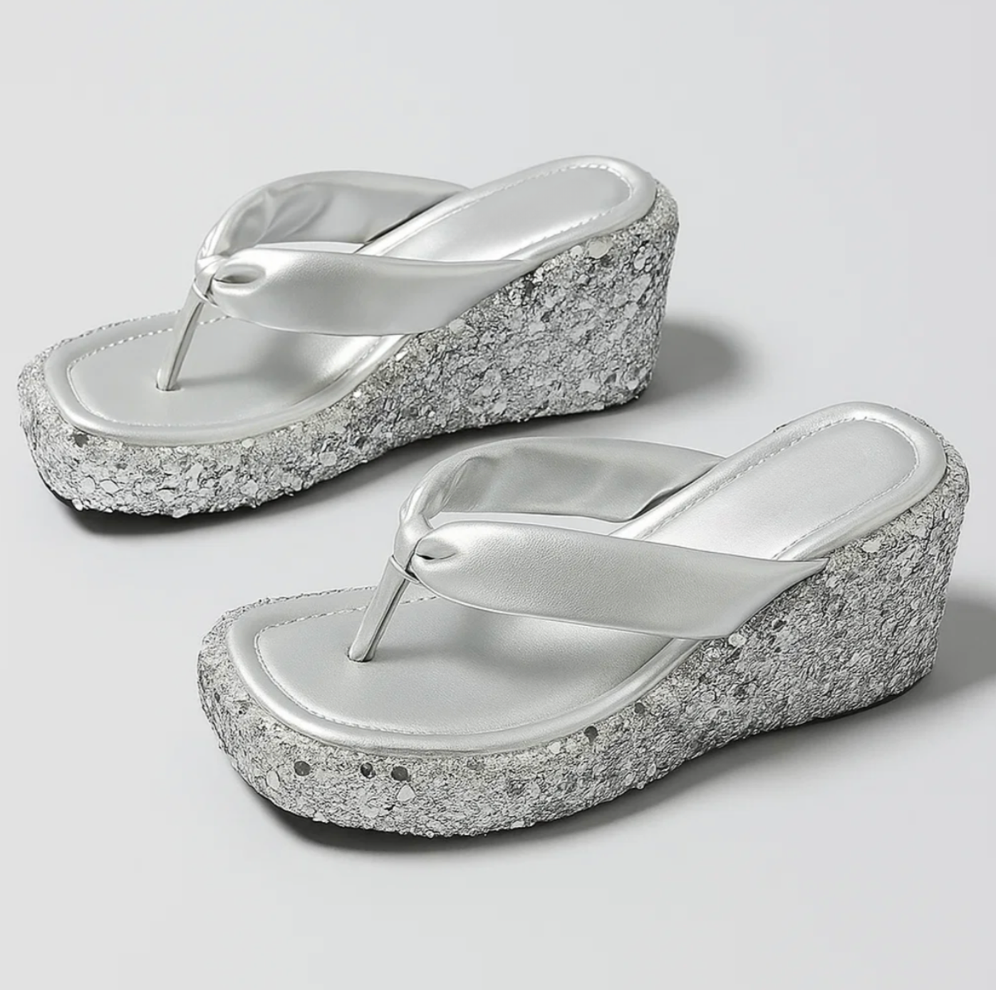 Glitter sandalen