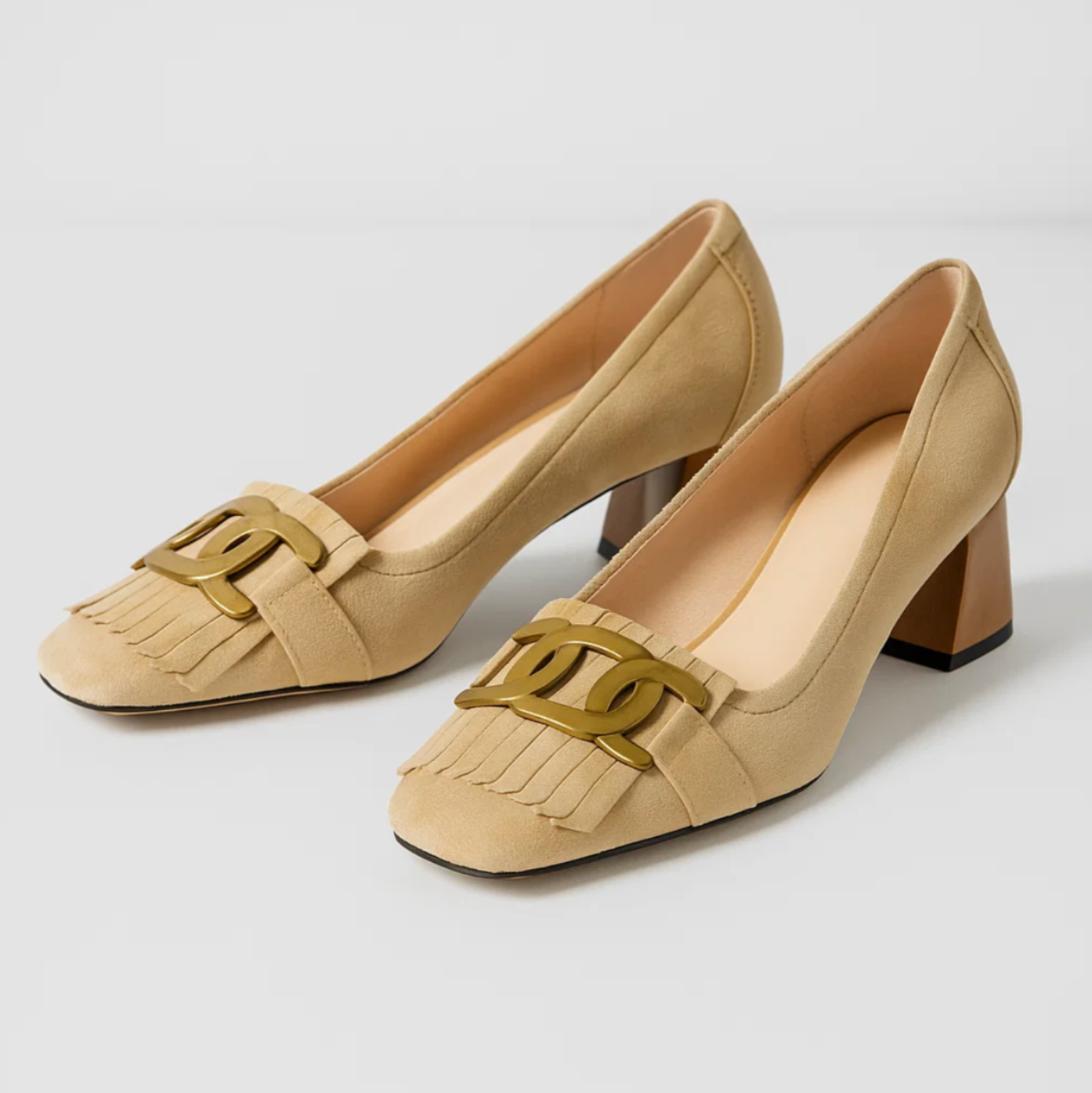 Novara | Suede Chain Loafers