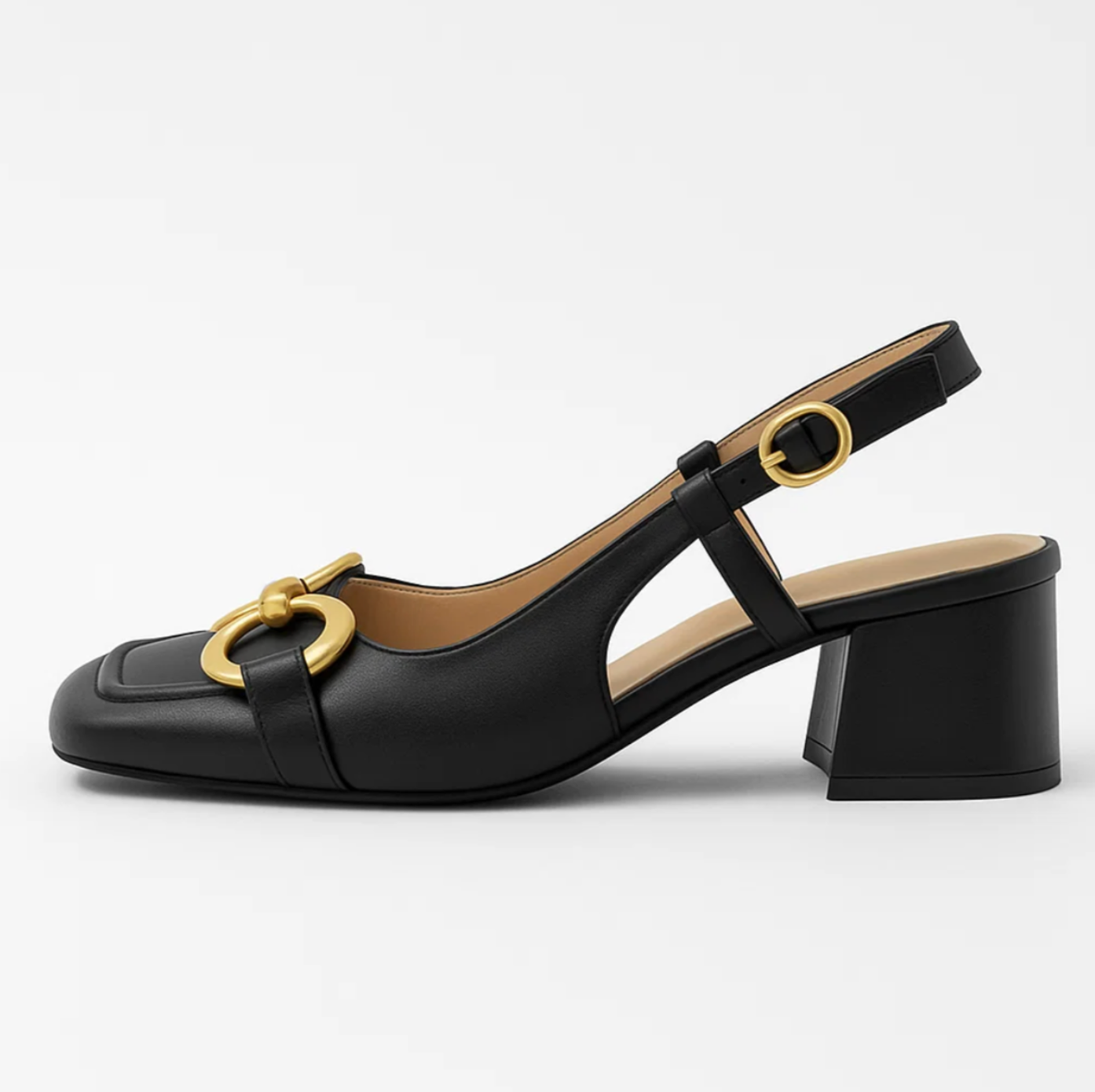 Novara | Slingback open hakken
