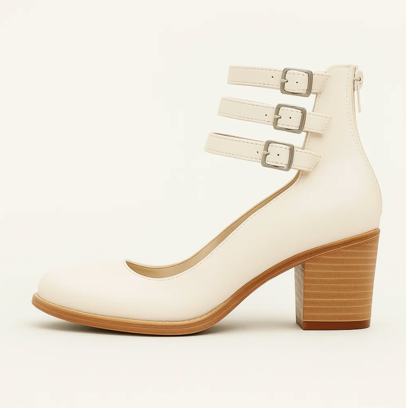 Vintage Elegance leren hakken